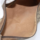 GUCCI GG Supreme Web Sherry Line Bag PVC Beige Gold 89 02 017 Auth 169801-17