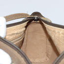 GUCCI GG Supreme Web Sherry Line Bag PVC Beige Gold 89 02 017 Auth 169801-18