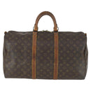 LOUIS VUITTON Monogram Keepall 50 Boston Bag M41426 LV Auth 169807-13