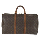 LOUIS VUITTON Monogram Keepall 50 Boston Bag M41426 LV Auth 169807-2