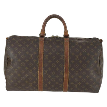 LOUIS VUITTON Monogram Keepall 50 Boston Bag M41426 LV Auth 169807 - 0