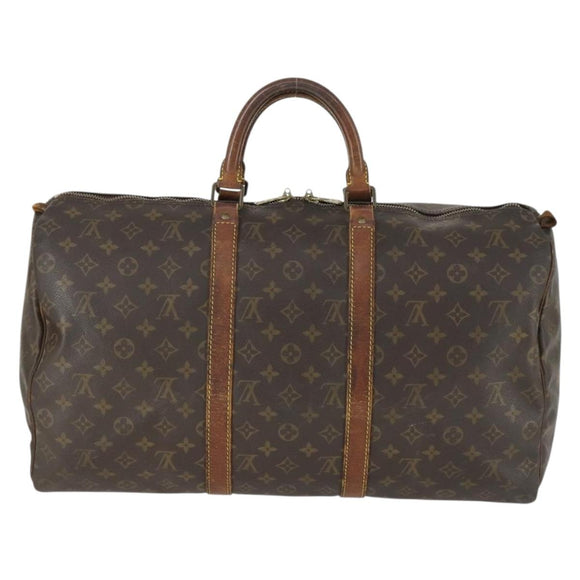 LOUIS VUITTON Monogram Keepall 50 Boston Bag M41426 LV Auth 169807