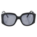 CHANEL Sunglasses plastic Black CC Auth 169816V-2