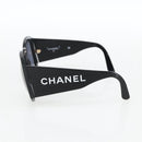 CHANEL Sunglasses plastic Black CC Auth 169816V-5