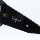 CHANEL Sunglasses plastic Black CC Auth 169816V-9