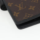 LOUIS VUITTON Monogram Macassar Agenda MM Day Planner Cover R21084 Auth 169817V-16