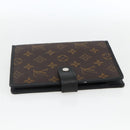 LOUIS VUITTON Monogram Macassar Agenda MM Day Planner Cover R21084 Auth 169817V-3
