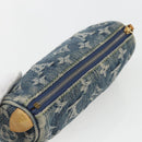 LOUIS VUITTON Monogram Denim Trousse Speedy GM Pouch Blue M95081 Auth 169818A-5
