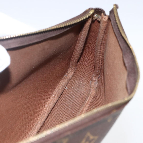 LOUIS VUITTON Monogram Pochette Accessoires Pouch M51980 LV Auth 169819