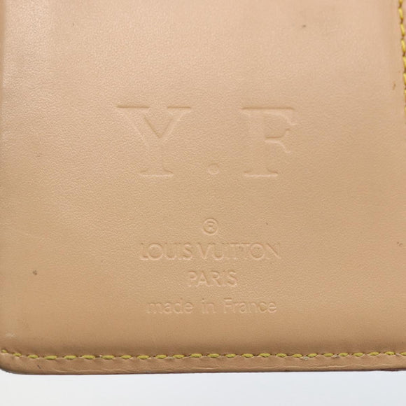 LOUIS VUITTON Multicolor Porte MonnaieViennois Wallet White M92987 Auth 169820
