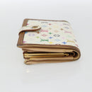 LOUIS VUITTON Multicolor Porte MonnaieViennois Wallet White M92987 Auth 169820-3