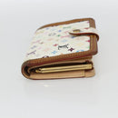 LOUIS VUITTON Multicolor Porte MonnaieViennois Wallet White M92987 Auth 169820-4
