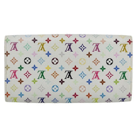 LOUIS VUITTON Multicolor Pochette Porte Monnaie Credit White M60004 Auth 169823V - 0