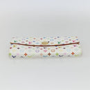 LOUIS VUITTON Multicolor Pochette Porte Monnaie Credit White M60004 Auth 169823V-6