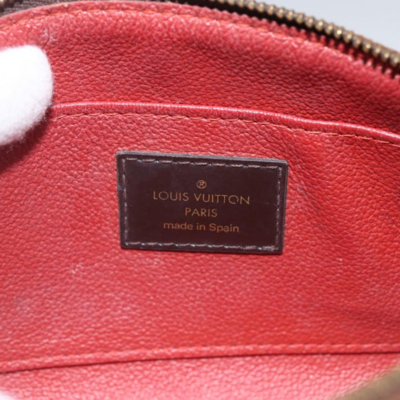 LOUIS VUITTON Damier Ebene Pochette Cosmetic PM Pouch N47516 LV Auth 169824