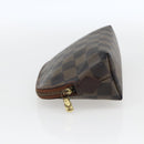 LOUIS VUITTON Damier Ebene Pochette Cosmetic PM Pouch N47516 LV Auth 169824-4