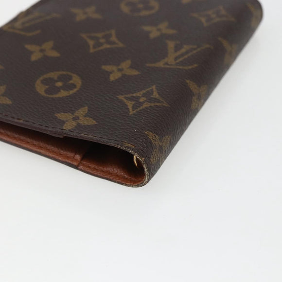 LOUIS VUITTON Monogram Agenda PM Day Planner Cover R20005 LV Auth 169825