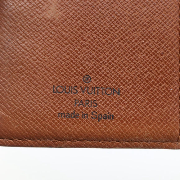 LOUIS VUITTON Monogram Agenda PM Day Planner Cover R20005 LV Auth 169825