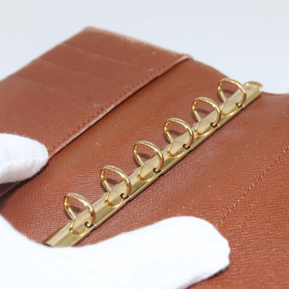 LOUIS VUITTON Monogram Agenda PM Day Planner Cover R20005 LV Auth 169825