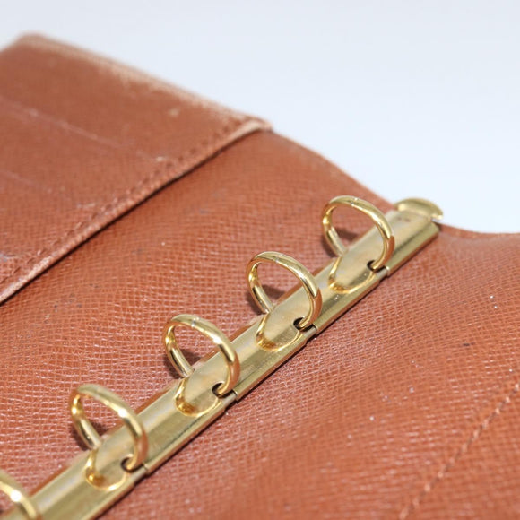 LOUIS VUITTON Monogram Agenda PM Day Planner Cover R20005 LV Auth 169825