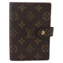 LOUIS VUITTON Monogram Agenda PM Day Planner Cover R20005 LV Auth 169825-13