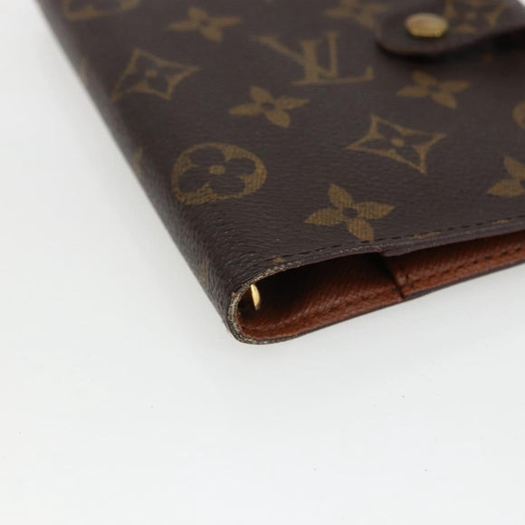 LOUIS VUITTON Monogram Agenda PM Day Planner Cover R20005 LV Auth 169825