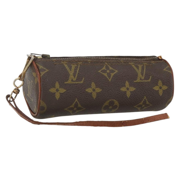 LOUIS VUITTON Monogram Papillon Pouch LV Auth 169832