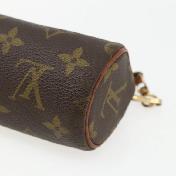 LOUIS VUITTON Monogram Papillon Pouch LV Auth 169832