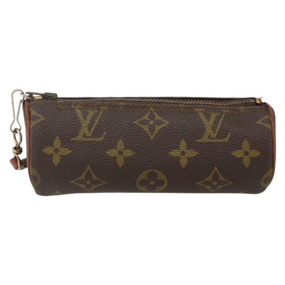 LOUIS VUITTON Monogram Papillon Pouch LV Auth 169832