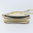 Chloe Nile Hand Bag Leather 2way Ivory Gold Auth 169835-5