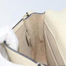 Chloe Nile Hand Bag Leather 2way Ivory Gold Auth 169835-22