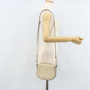 Chloe Nile Hand Bag Leather 2way Ivory Gold Auth 169835-24