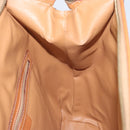 CELINE Macadam Canvas Backpack PVC Leather Brown Gold Auth 169840-23