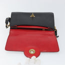 LOUIS VUITTON Epi Free Run Bicolor Shoulder Bag Red Black M52417 LV Auth 169843-22