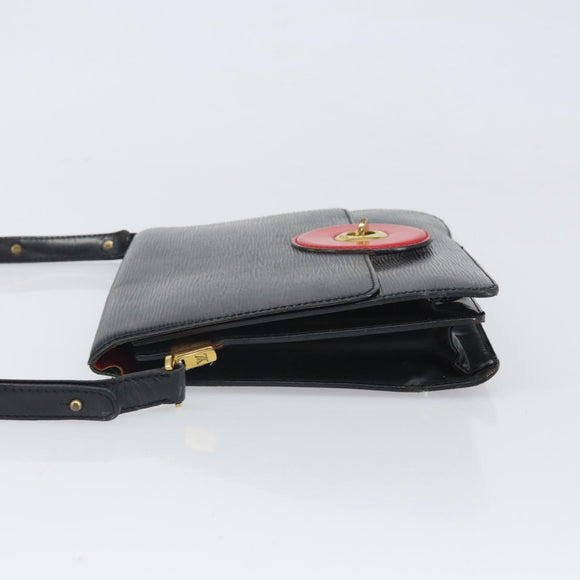 LOUIS VUITTON Epi Free Run Bicolor Shoulder Bag Red Black M52417 LV Auth 169843