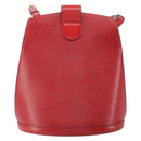 LOUIS VUITTON Epi Cluny Shoulder Bag Red M52257 LV Auth 169849-2
