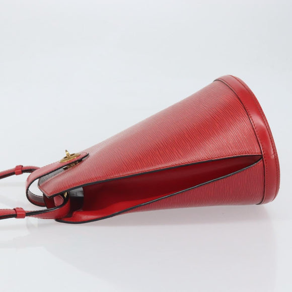 LOUIS VUITTON Epi Cluny Shoulder Bag Red M52257 LV Auth 169849