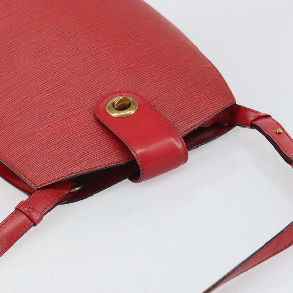 LOUIS VUITTON Epi Cluny Shoulder Bag Red M52257 LV Auth 169849