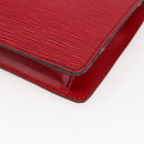 LOUIS VUITTON Epi Montaigne 23 Clutch Bag Red M52667 LV Auth 169852-10