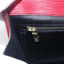 LOUIS VUITTON Epi Montaigne 23 Clutch Bag Red M52667 LV Auth 169852-16