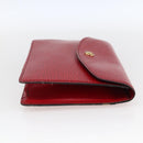 LOUIS VUITTON Epi Montaigne 23 Clutch Bag Red M52667 LV Auth 169852-5