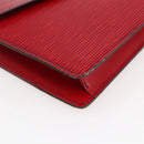 LOUIS VUITTON Epi Montaigne 23 Clutch Bag Red M52667 LV Auth 169852-9