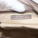 CELINE Bitter Sweet Hand Bag Leather Silver Auth 169857-18