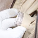CELINE Bitter Sweet Hand Bag Leather Silver Auth 169857-12