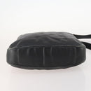 GUCCI Bamboo Shoulder Bag Leather 2way Black Gold 001 1577 2615 Auth 169863-11