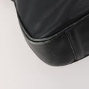 GUCCI Bamboo Shoulder Bag Leather 2way Black Gold 001 1577 2615 Auth 169863-15