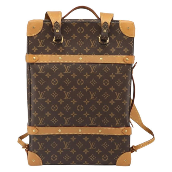 LOUIS VUITTON Monogram Soft Trunk Rucksack MM Rucksack M44749 LV Auth 169865SAM
