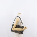 Christian Dior Trotter Canvas Shoulder Bag Navy Gold Auth 169874-22