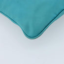 PRADA Shoulder Bag Nylon Light Blue Silver Auth 169875-17