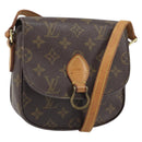 LOUIS VUITTON Monogram Saint Cloud PM Shoulder Bag M51244 LV Auth 169880-1